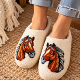 Cozy Horse Slippers
