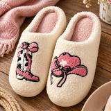 Pantufas Chique Estilo Cowgirl