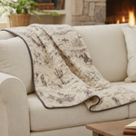Horse & Cowboy Throw