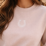 Lucky in Love Horseshoe Sweatshirt