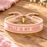 Dolly Is My Hero - Adjustable Woven Bracelet