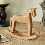 Wood Rocking Horse Decoration