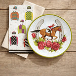 Day at the Races Melamine 9" Salad Plate Faire - Certified International