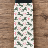 Meadow Horse Run Socks (Petite)