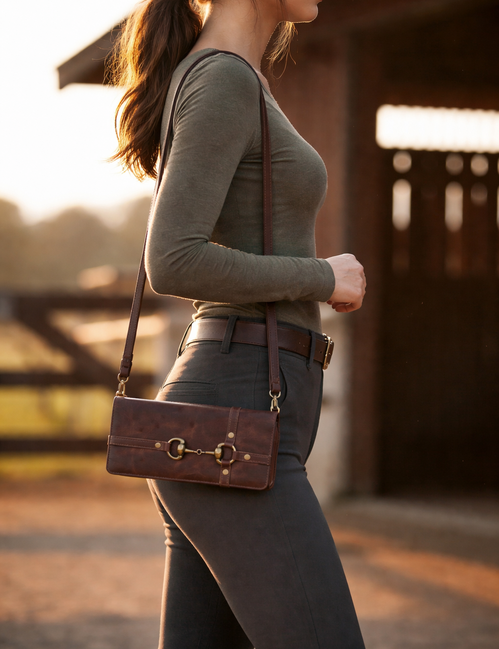 Snaffle Bit Leather Wallet