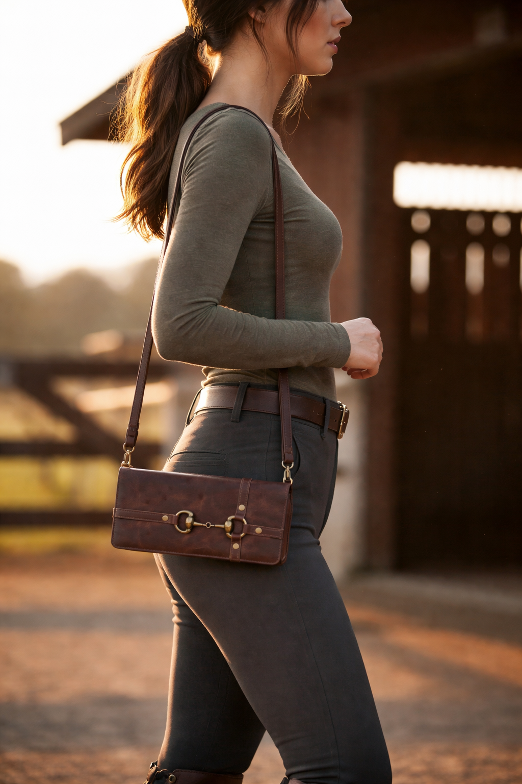 Snaffle Bit Leather Wallet