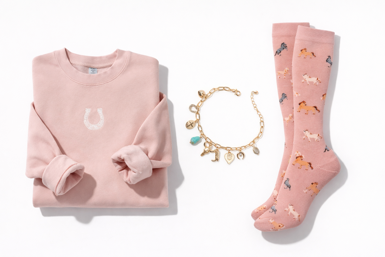 Lucky in Love Horseshoe Sweatshirt