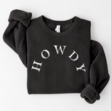 Howdy Sweatshirt in Vintage Black