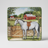 Dapple Gray Horse Dinner Plate