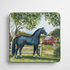 Black Horse Dinner Plate