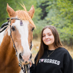 I Love Horses Sweatshirt (Black)