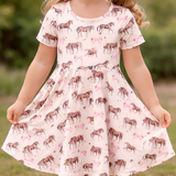 Vestido con lazo de desfile de ponis