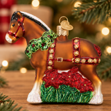 Clydesdale Horse Christmas Ornament