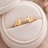 Equestrian Horse Snaffle-Bit Ring