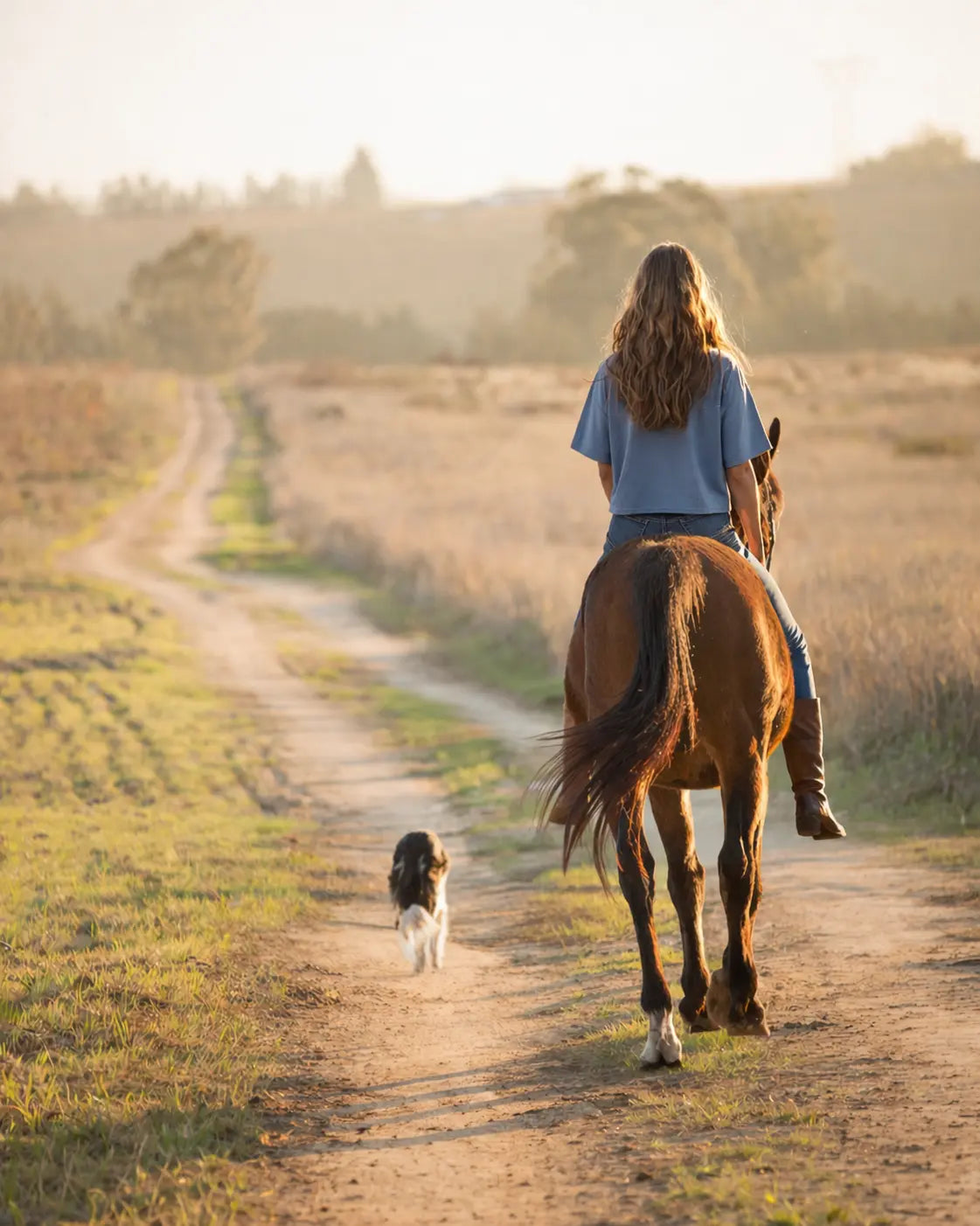 Cowboy Take Me Away Long-Crop Tee Faire - Rustee Clothing