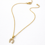 Hope Shines Horseshoe Necklace