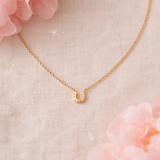 Tiny Horseshoe Necklace