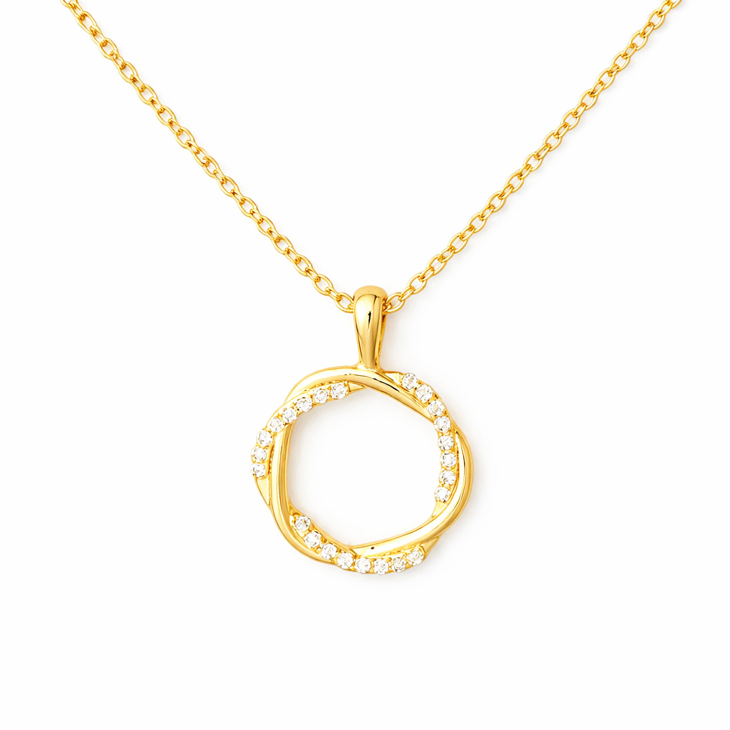 Circle of Influence Necklace Gold