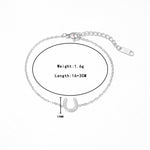 Horseshoe Sparkle Charm Bracelet