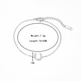 Horseshoe Sparkle Charm Bracelet