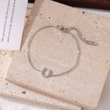 Horseshoe Sparkle Charm Bracelet