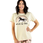 Wild & Free Horse Pajama Tee