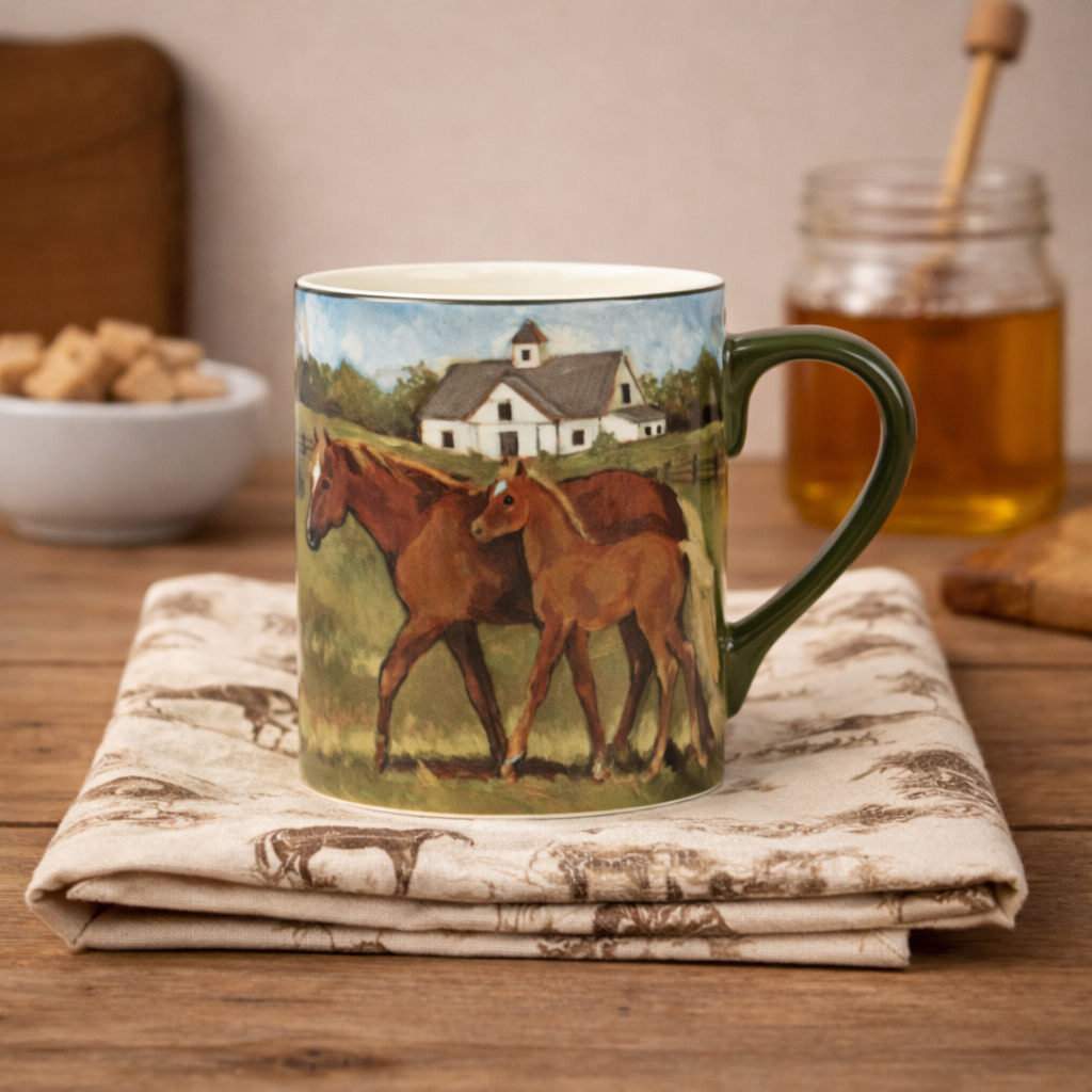 Chestnut Horse York Stables Mug