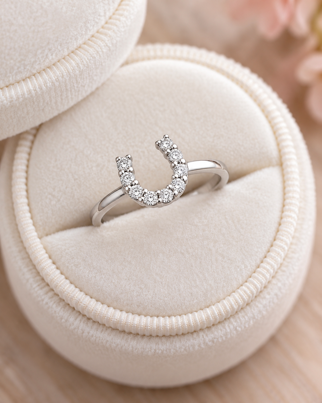 Lucky Charm Horseshoe Ring