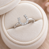 Lucky Charm Horseshoe Ring