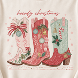 Cowgirl Christmas Boots Sweatshirt
