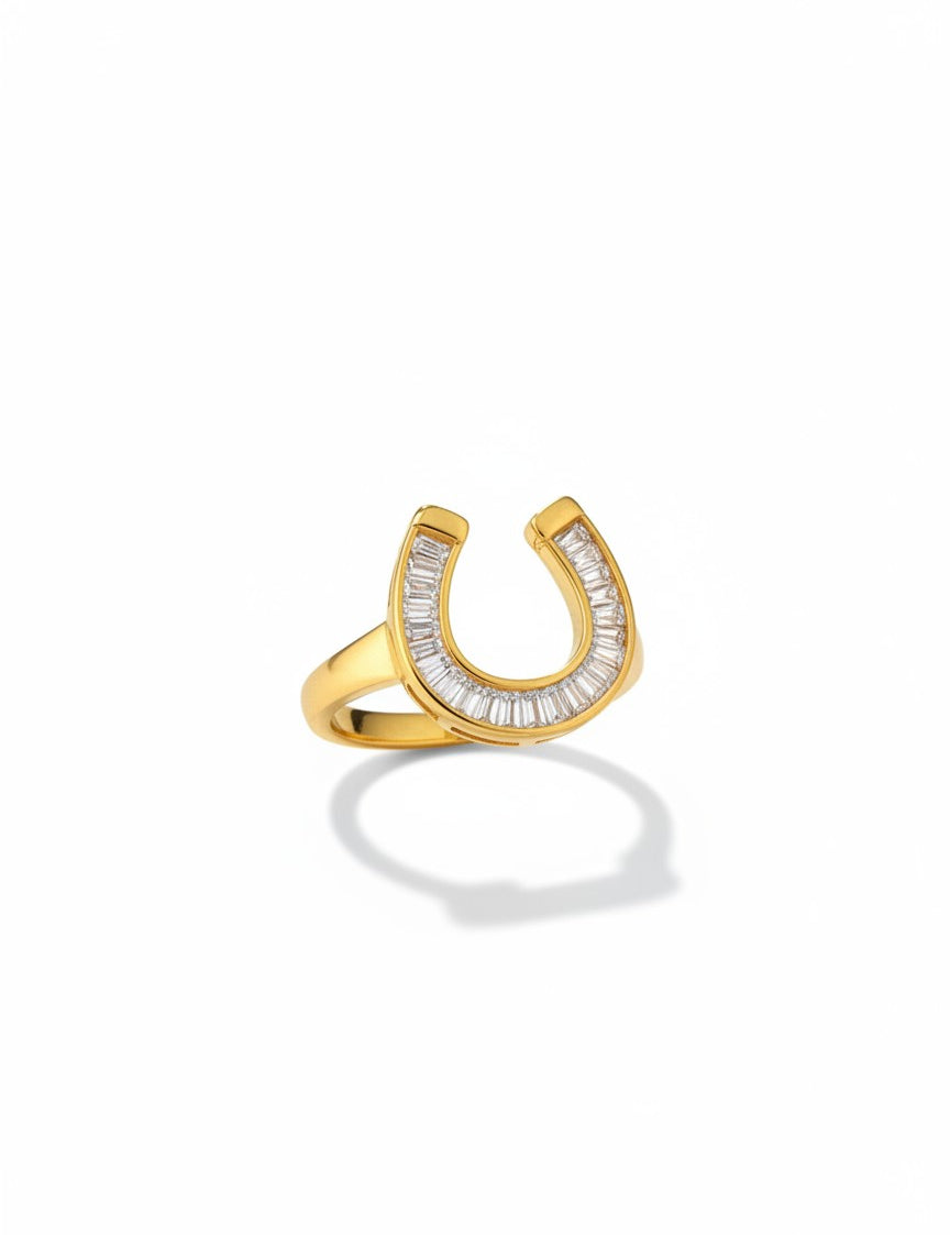 Hope & Luck Horseshoe Ring