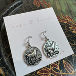 Equestrian Coin Necklace + Earrings Set