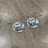 Equestrian Coin Necklace + Earrings Set