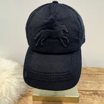 Vintage Black Horse Hat