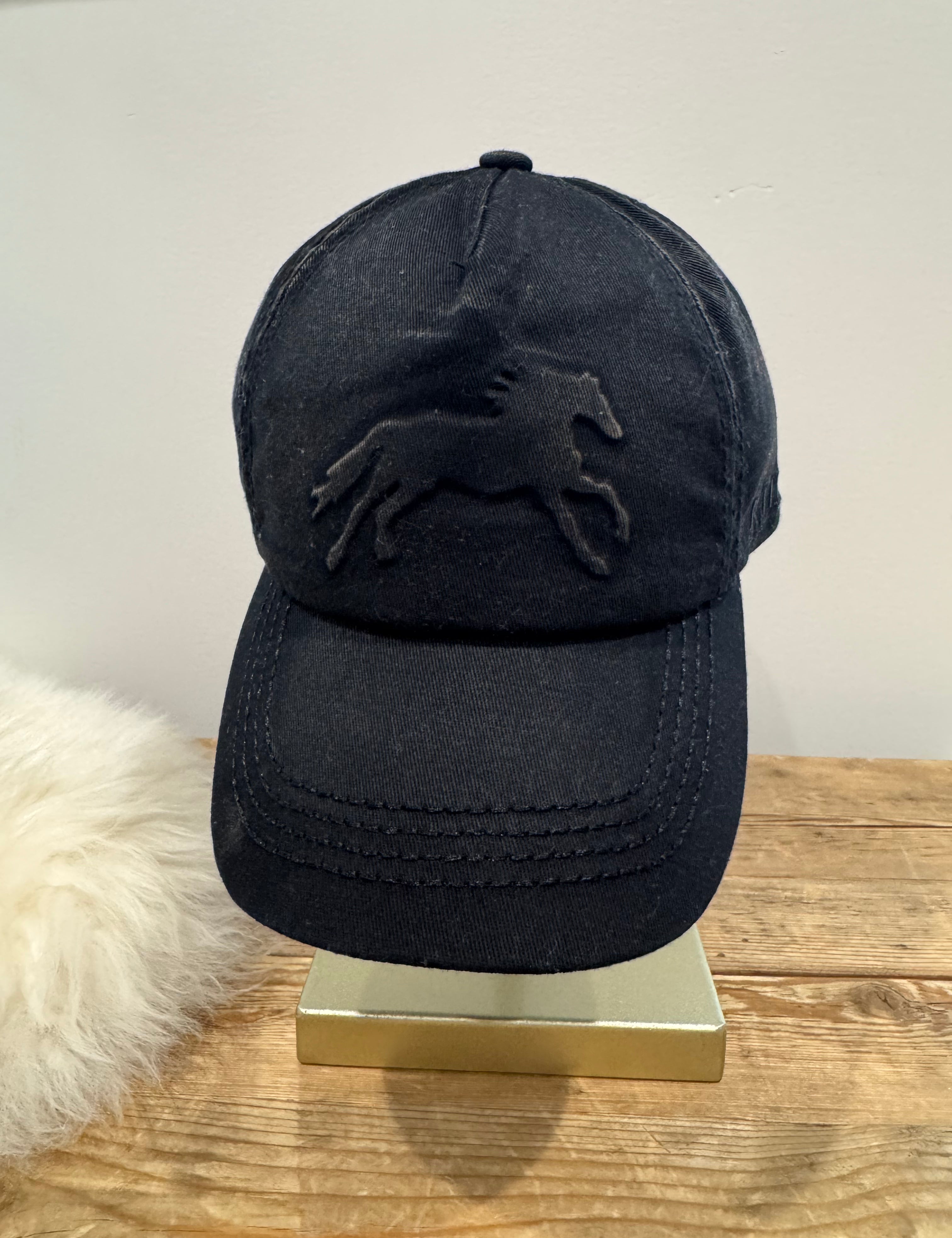 Vintage Black Horse Hat