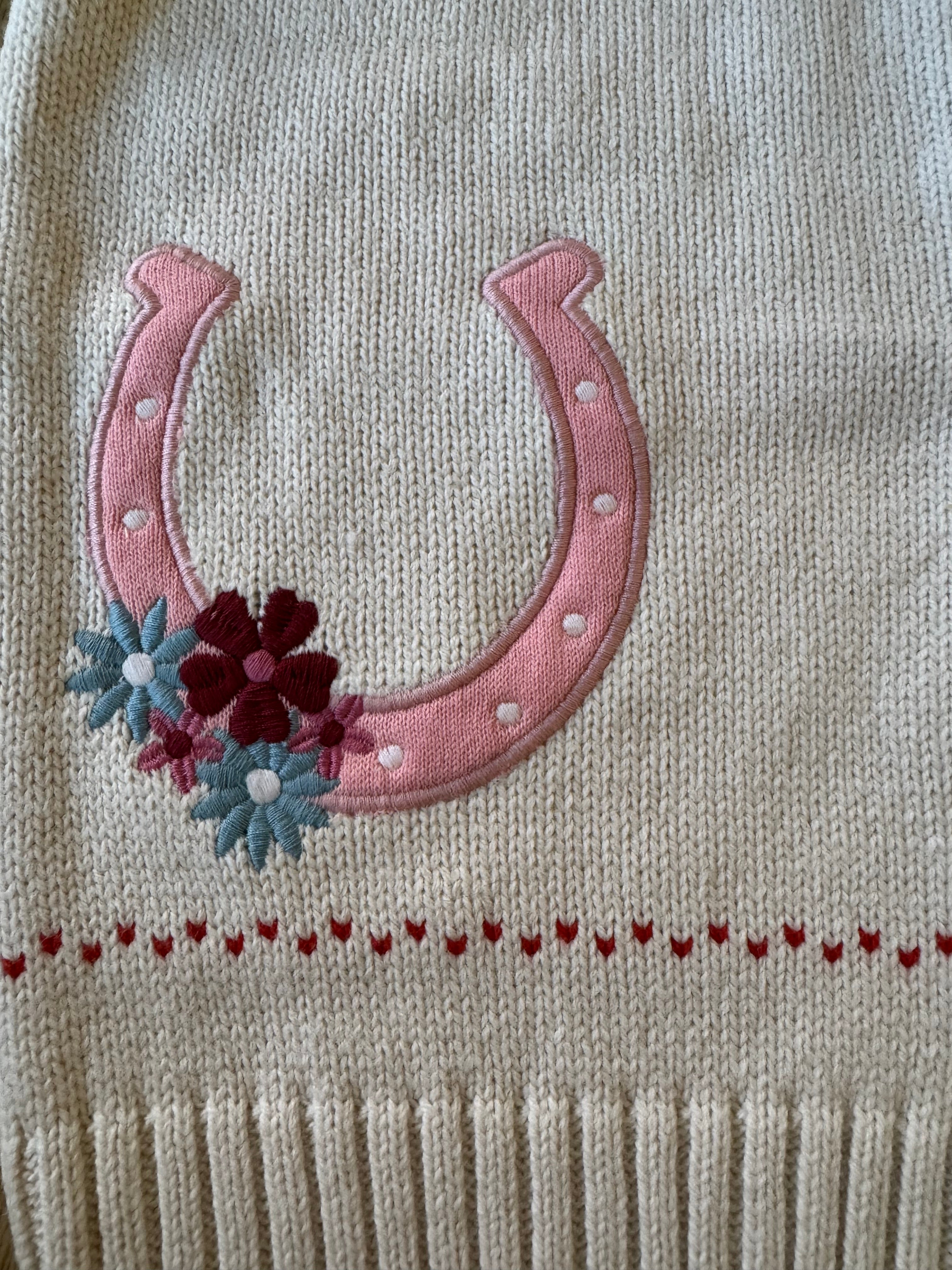 Lil' Dreamer Horseshoe Kids Cardigan