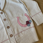 Lil' Dreamer Horseshoe Kids Cardigan