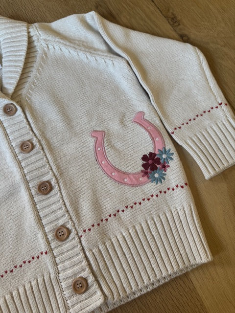 Lil' Dreamer Horseshoe Kids Cardigan