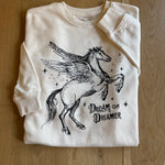 Dream On Dreamer Horse Sweatshirt