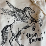 Dream On Dreamer Horse Sweatshirt