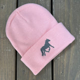 pretty in pink horse beanie