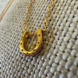 lucky horseshoe necklace