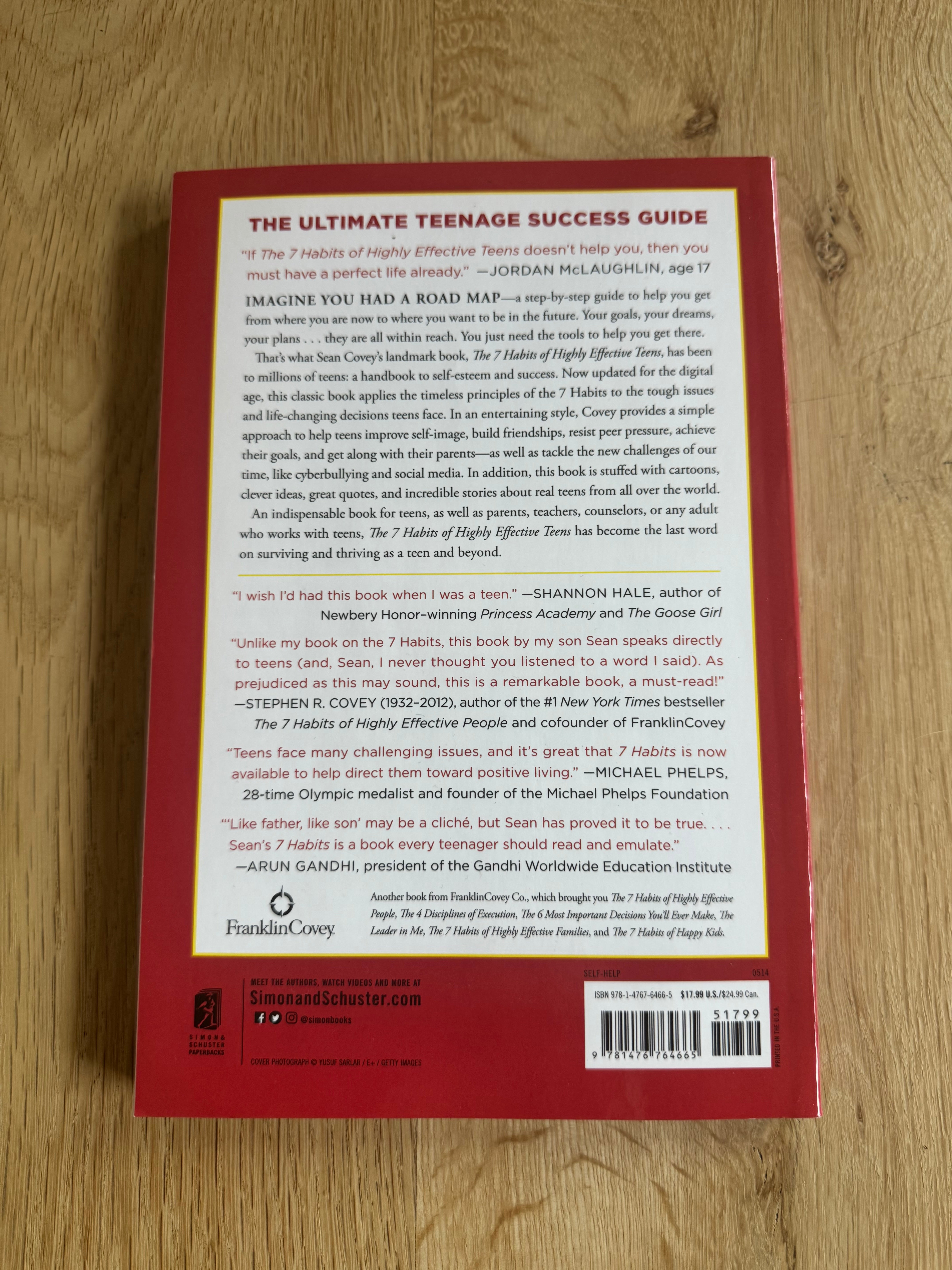 The 7 Habits of Highly Effective Teens