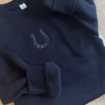 Fortuna Horseshoe Sweatshirt (Black)