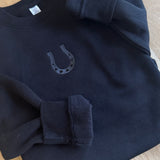 Fortuna Horseshoe Sweatshirt (Black)