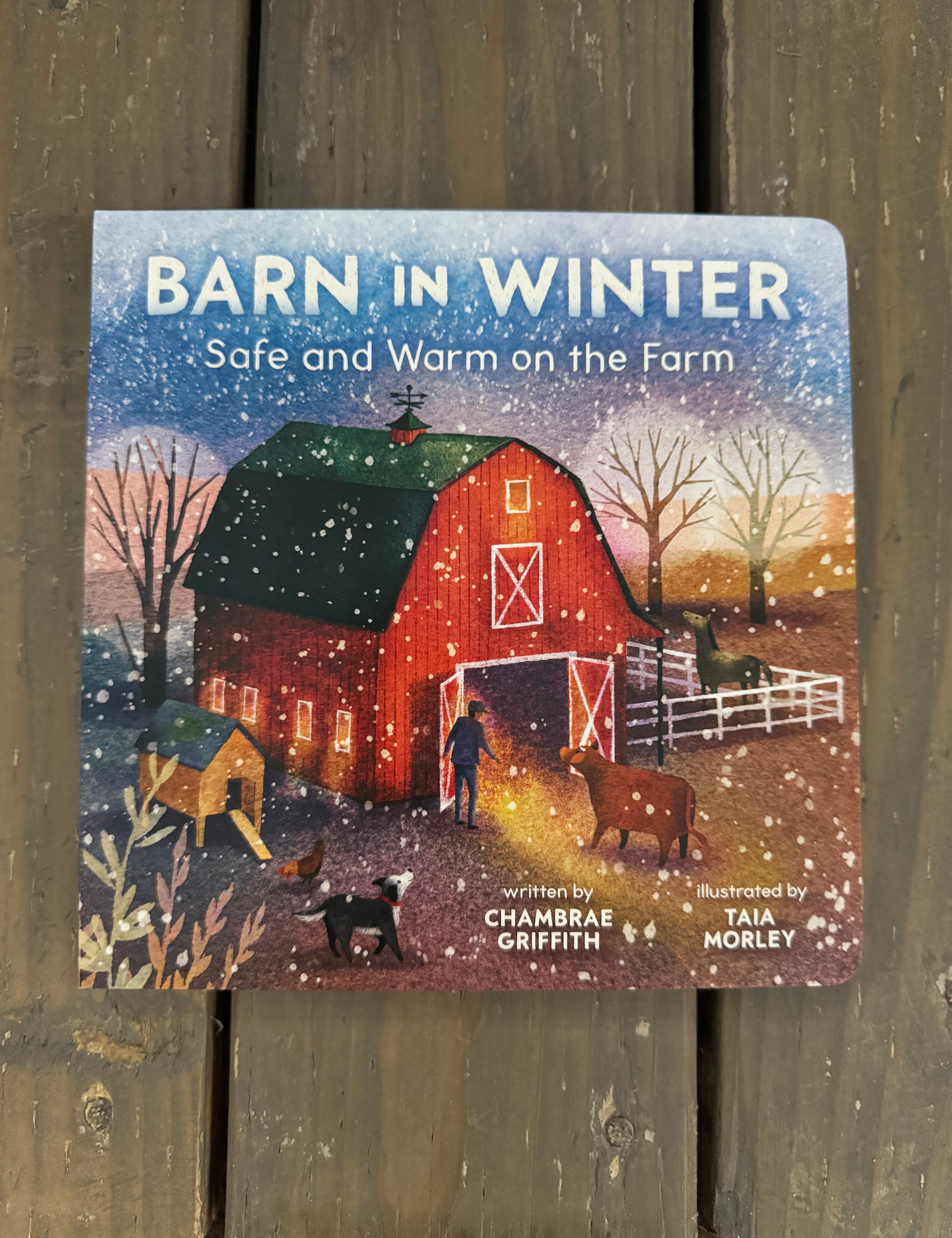 barn in winter