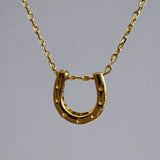 lucky horseshoe necklace Gold