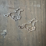 free rein dangle earrings