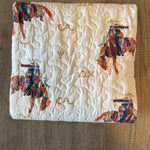 Casey Cowboy Baby Quilt Faire - Ida Mae Home