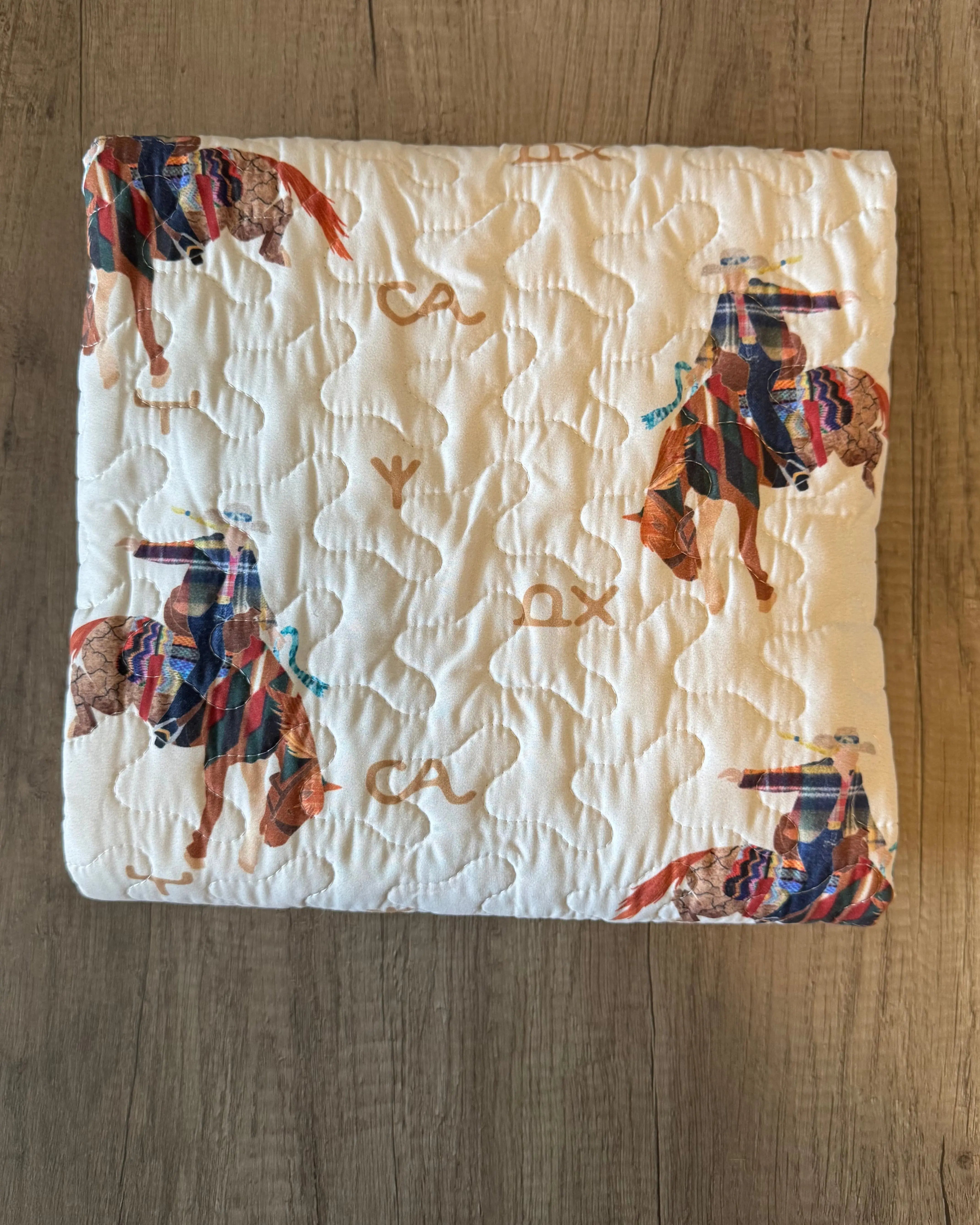 Casey Cowboy Baby Quilt Faire - Ida Mae Home